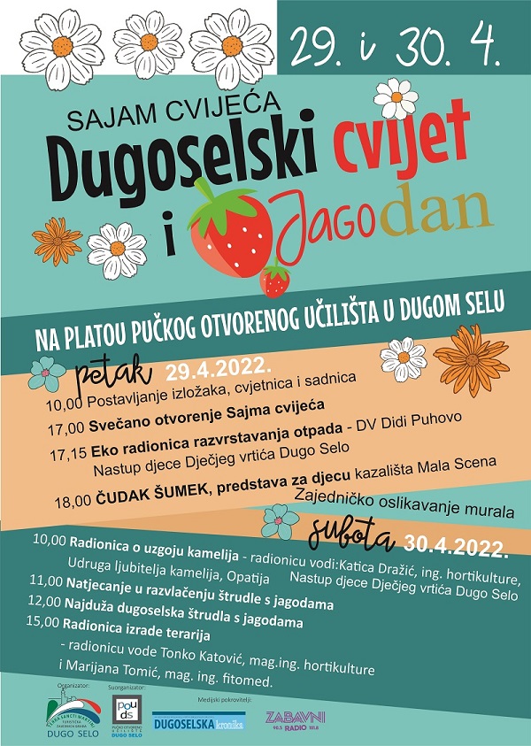 Sajam cvijeća i JagoDAN 29. i 30. travnja