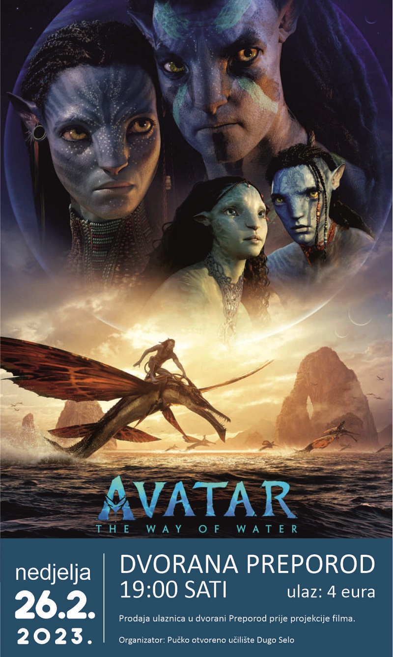 Dugoselsko kino nedjeljom: Avatar - Put vode