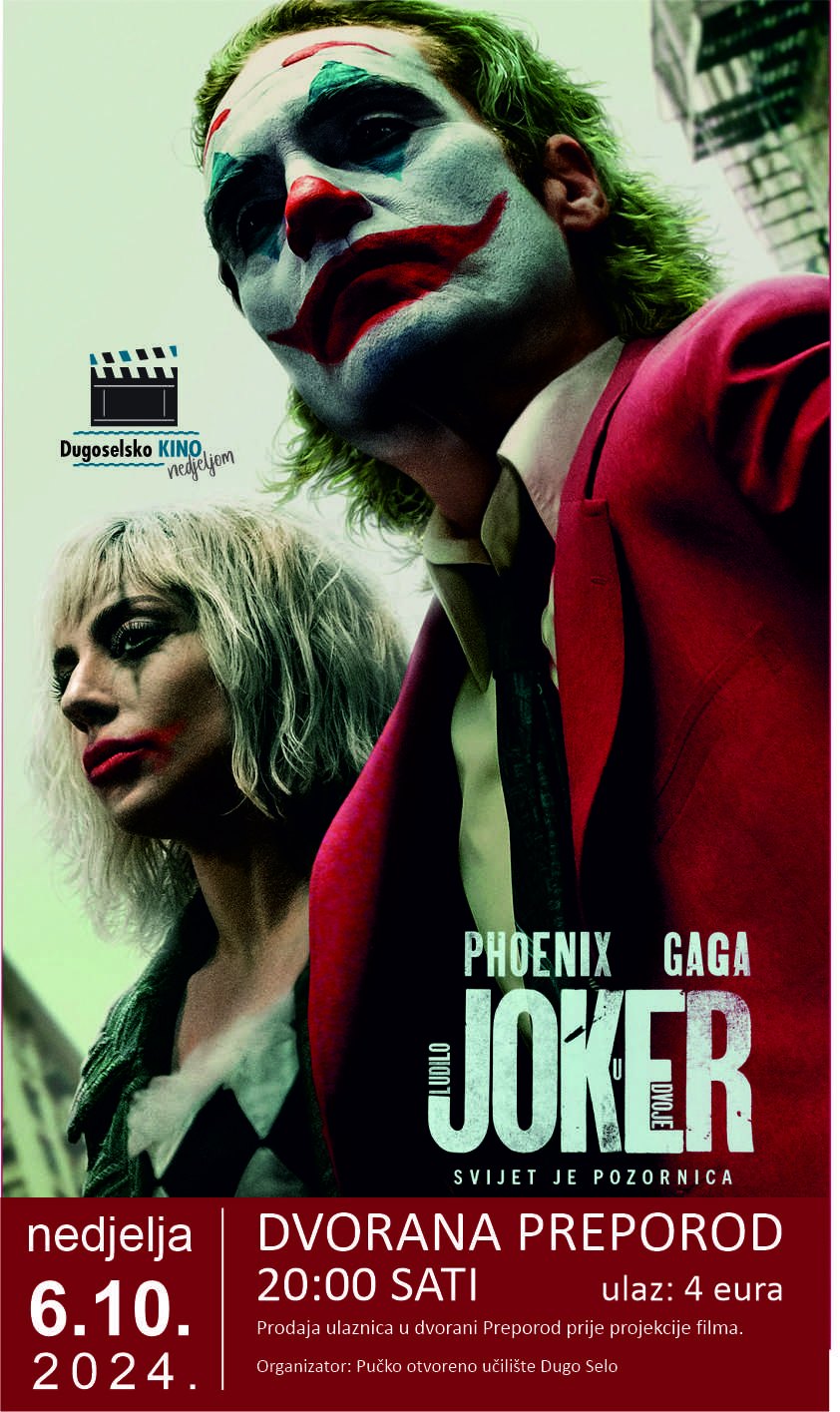 Dugoselsko kino nedjeljom: Joker (Ludilo u dvoje)