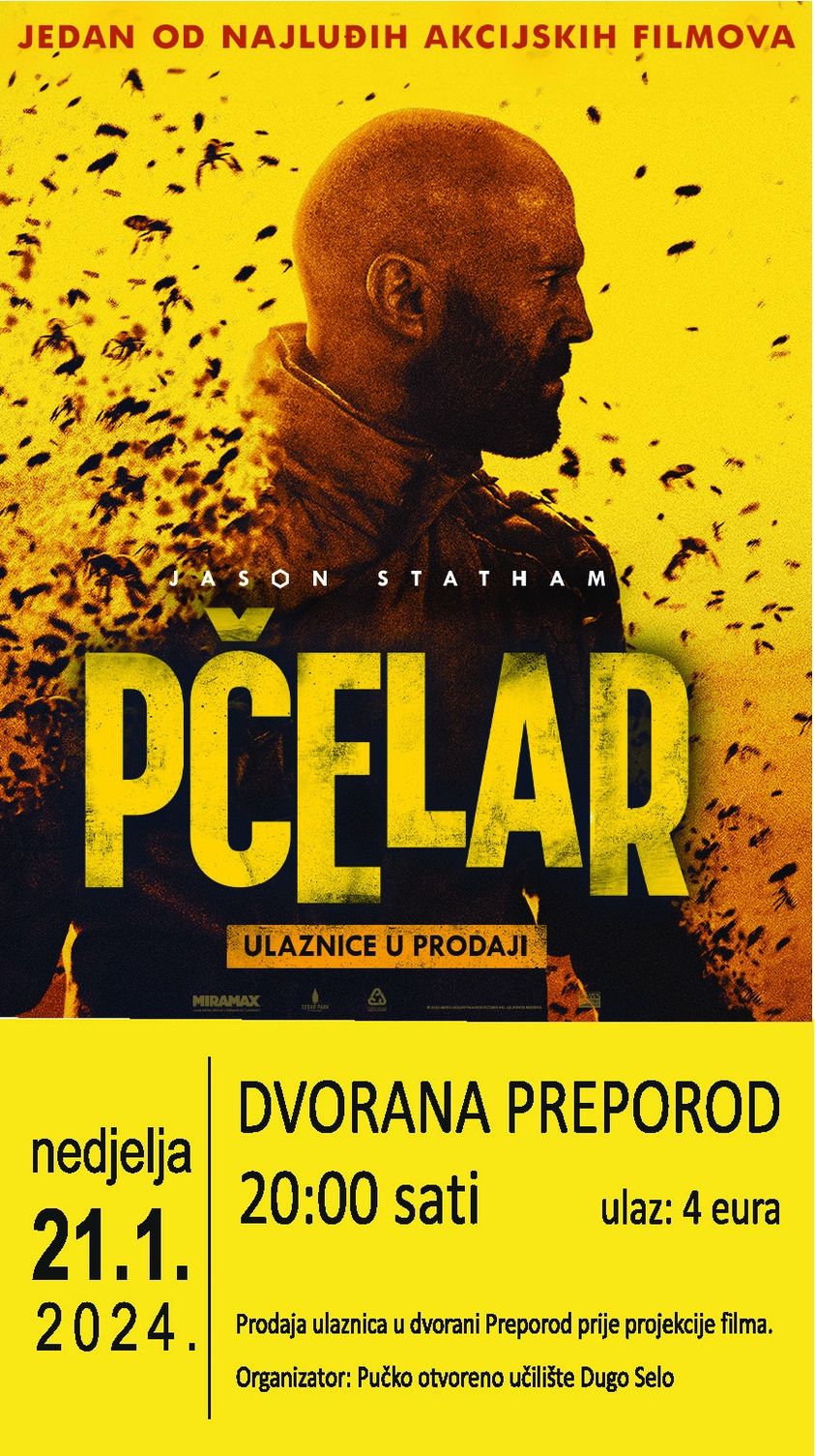 Ove nedjelje akcijski film &quot;Pčelar&quot;