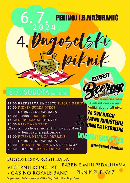 Dugoselski piknik i ove godine u Perivoji Ivane Brlić Mažuranić