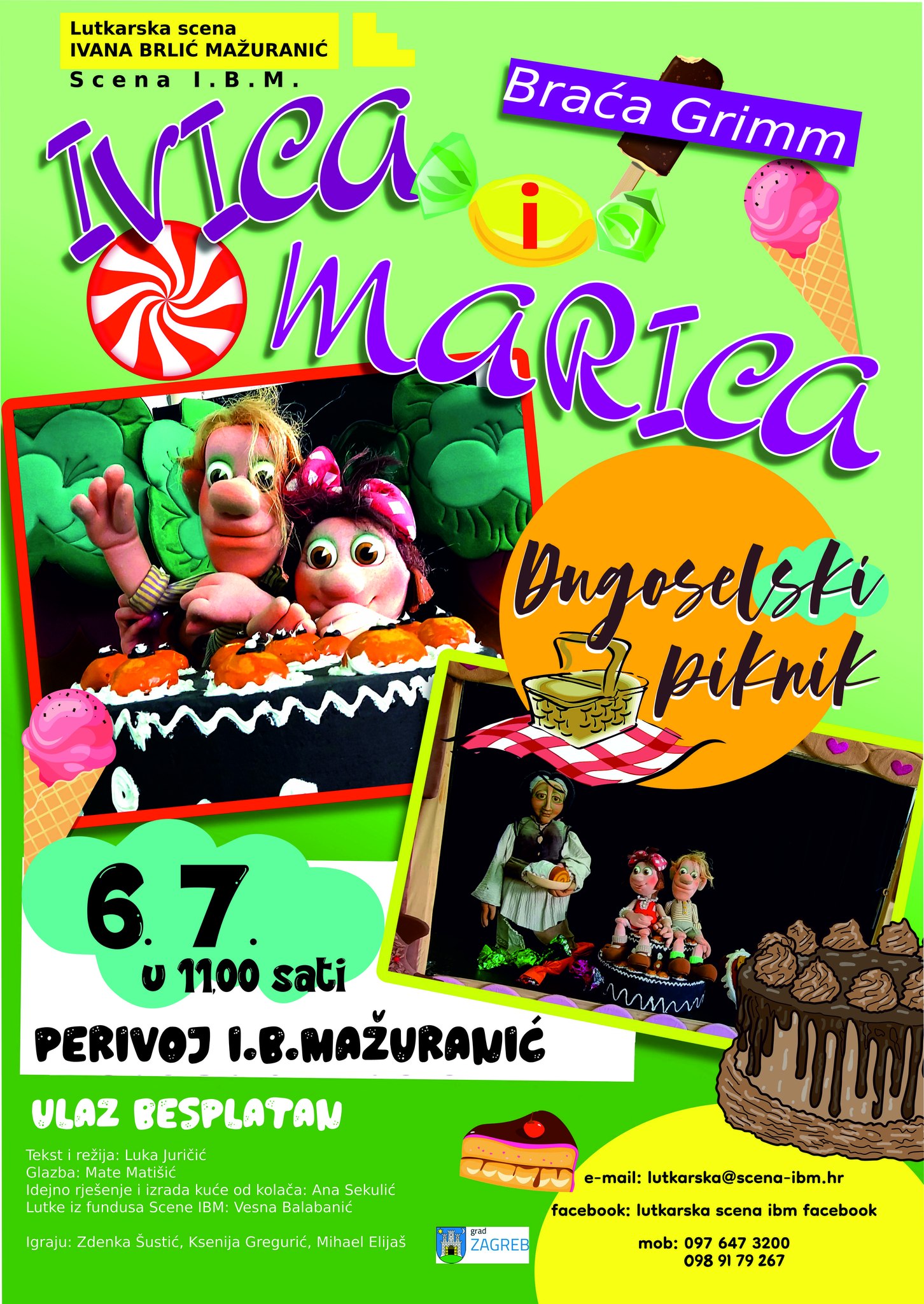 Besplatna predstava za djecu Scene IBM u Perivoju IBM