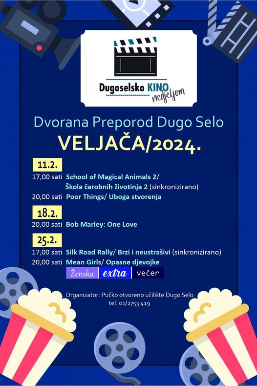 Kino program za veljaču
