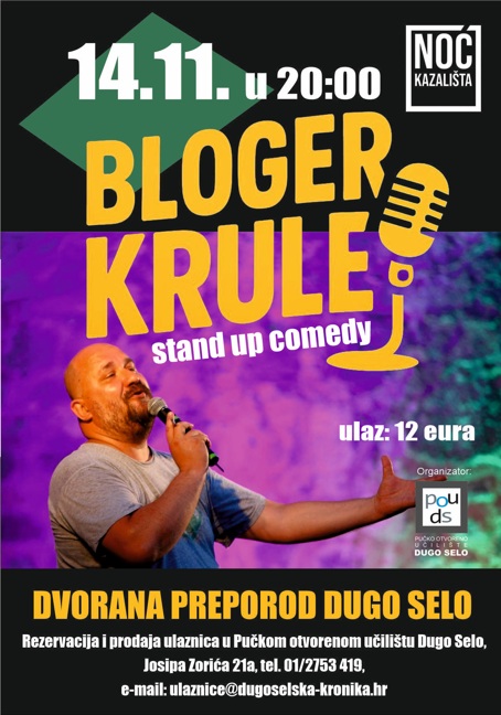 Stand up comedy: BLOGER KRULE