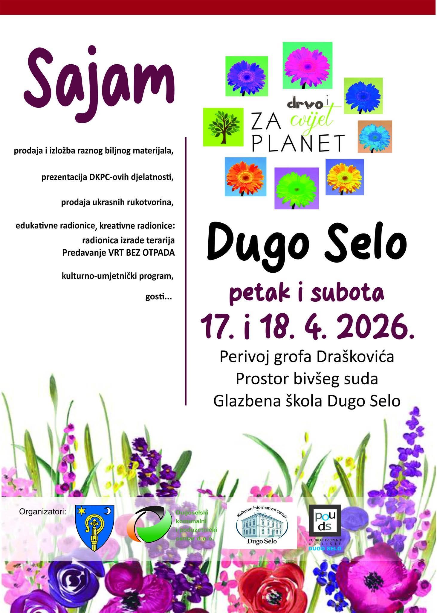 Dugoselski vikend posvećen sajmu cvijeća i uređenju okućnica